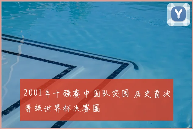 2001年十强赛中国队突围 历史首次晋级世界杯决赛圈